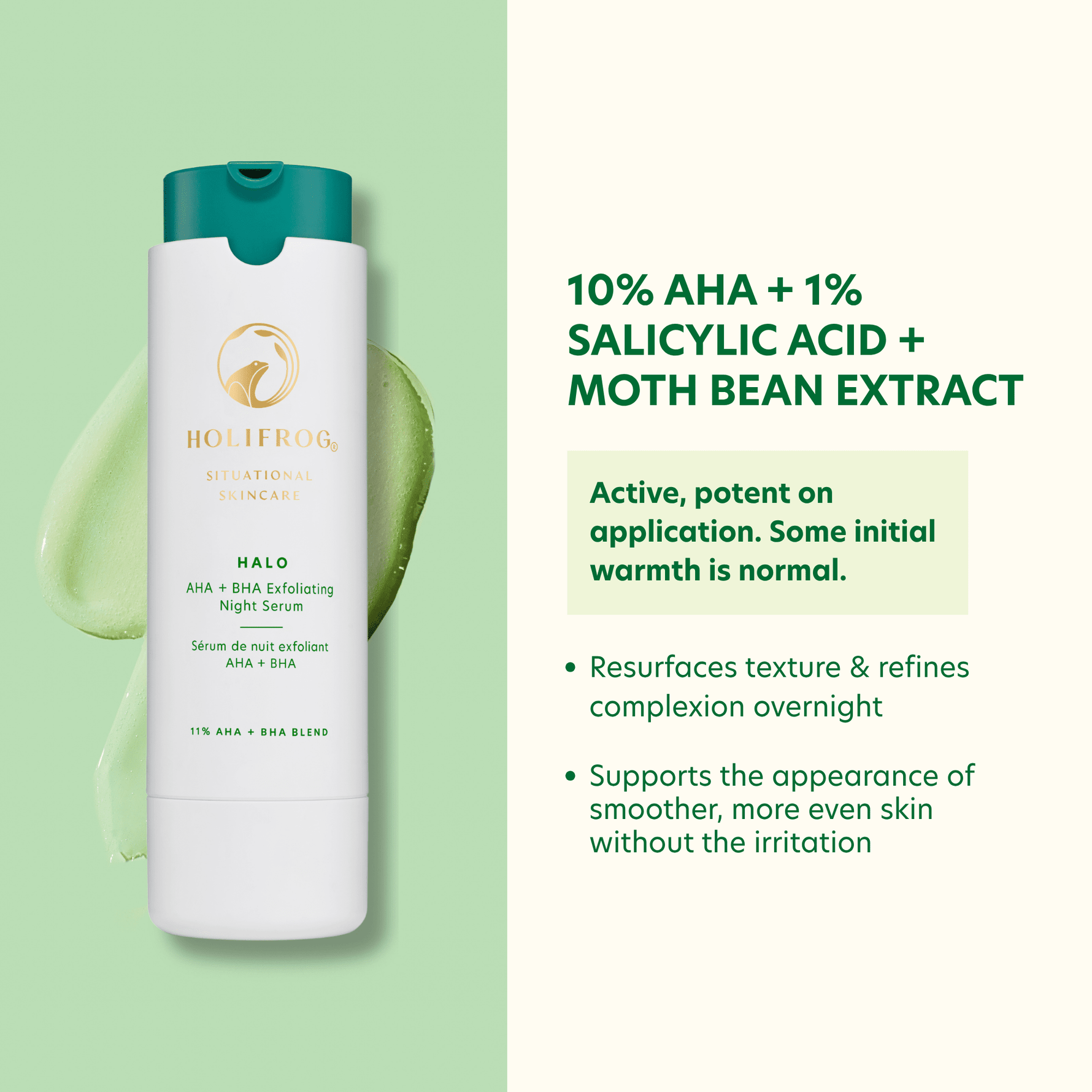 Halo AHA + BHA Evening Serum Retail IDF 