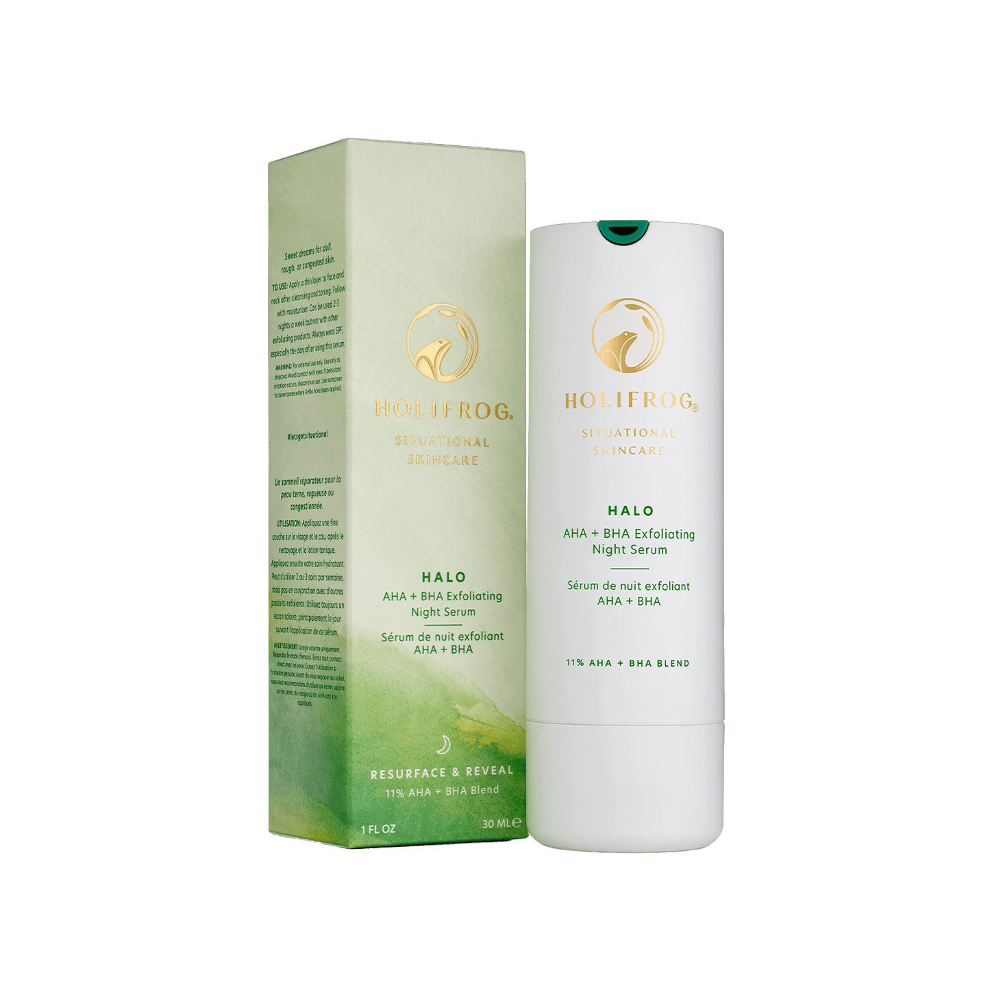 Halo AHA + BHA Evening Serum Retail IDF 