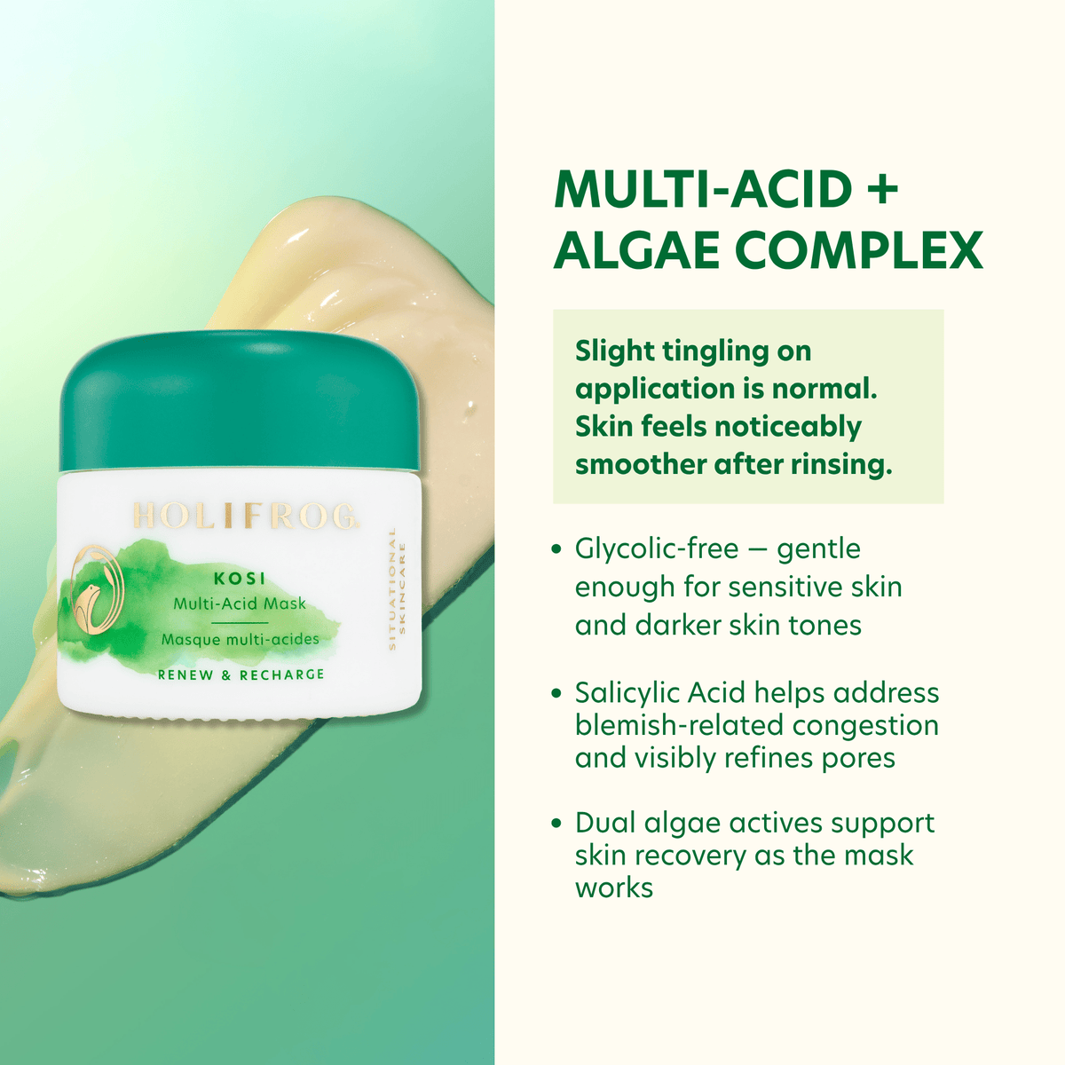Kosi Multi-Acid Mask Retail Holifrog 