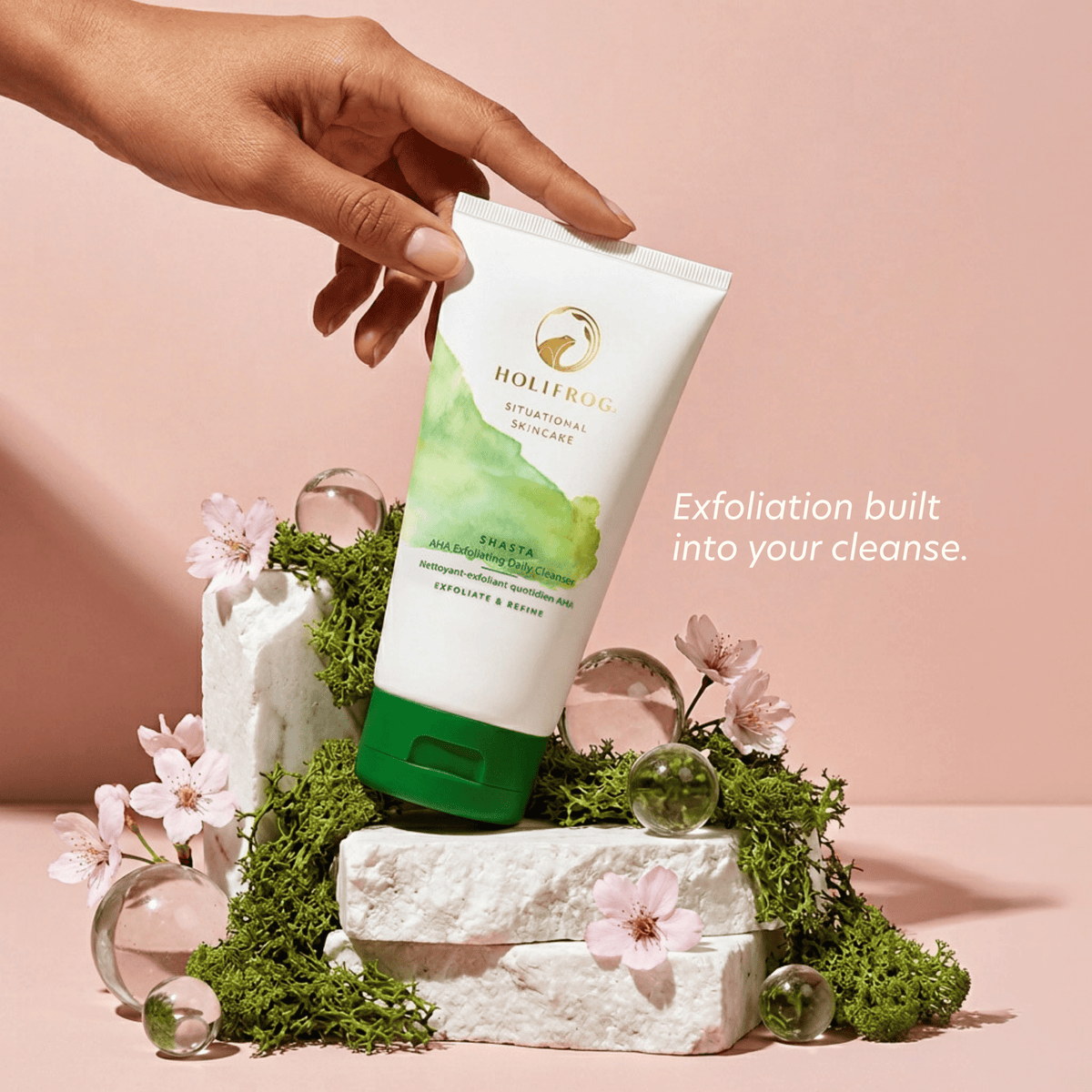 Shasta AHA Exfoliating Daily Cleanser Retail IDF 