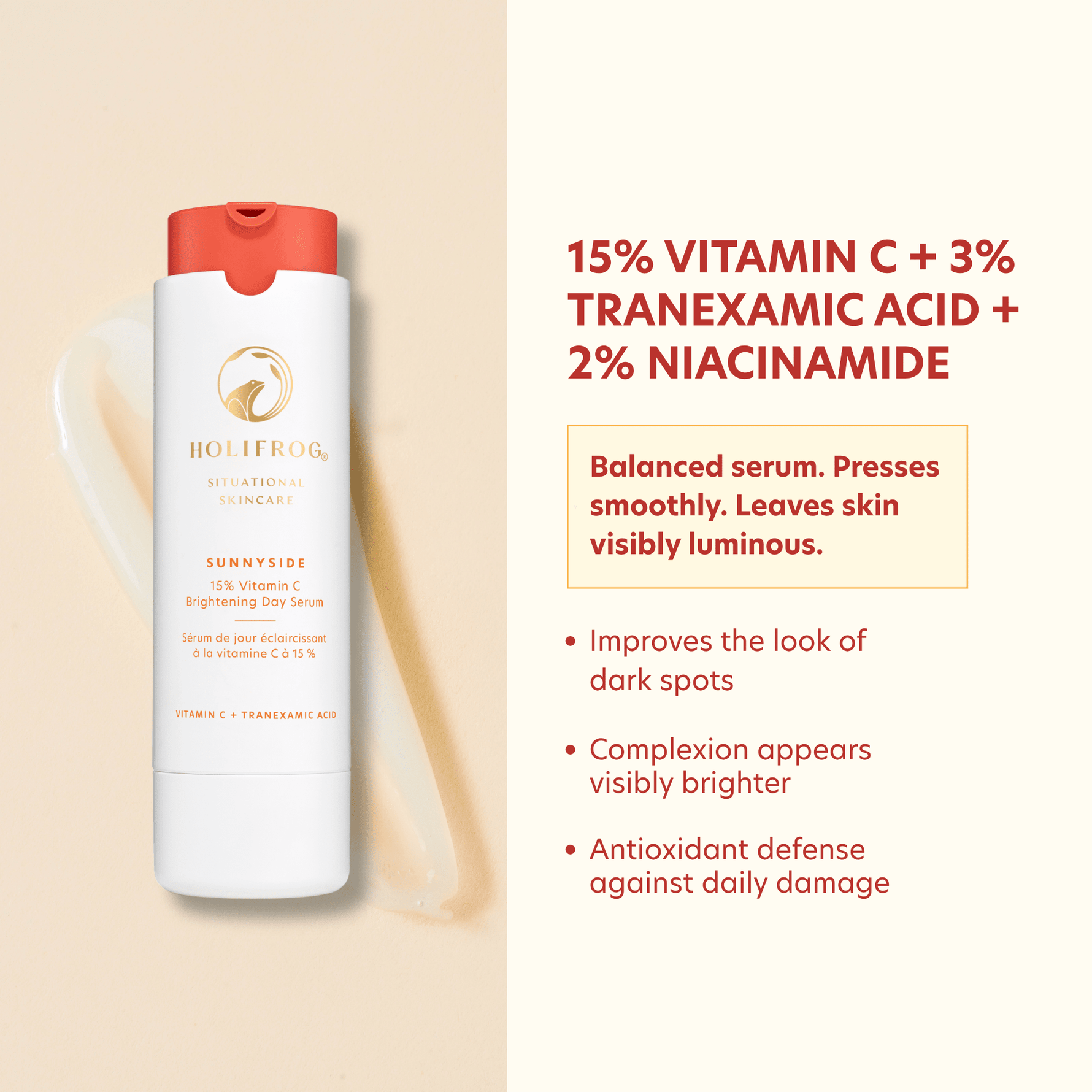 Sunnyside 15% Vitamin C Brightening Day Serum Retail IDF 
