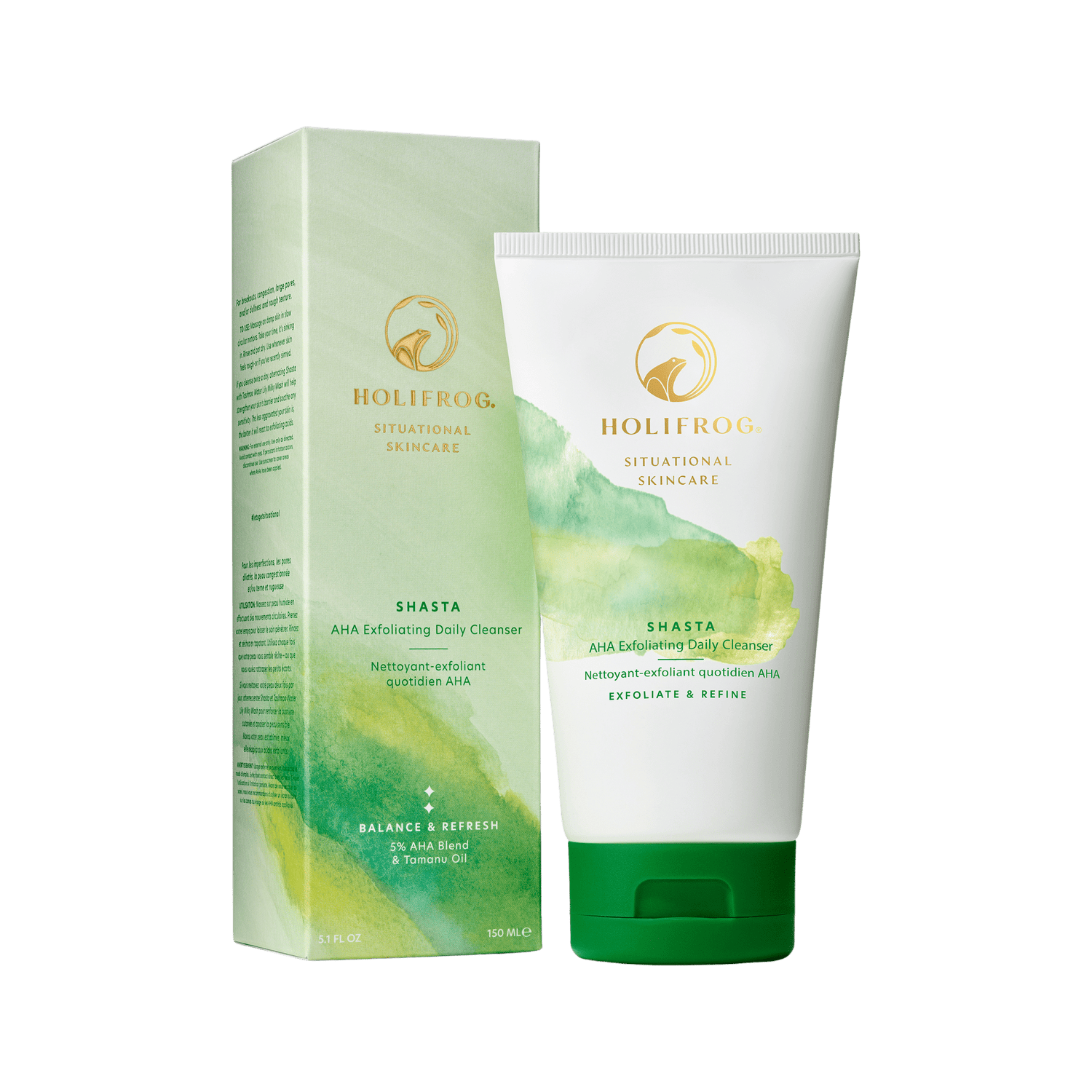 Shasta AHA Exfoliating Daily Cleanser Retail IDF 