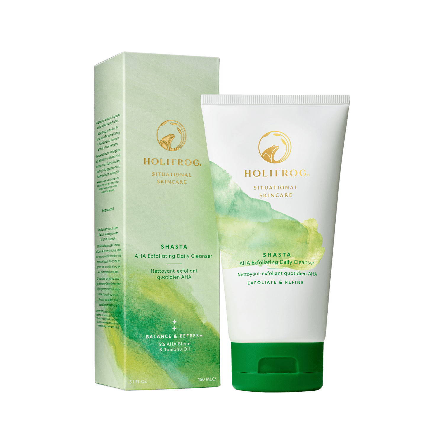 Shasta AHA Exfoliating Daily Cleanser Retail IDF 