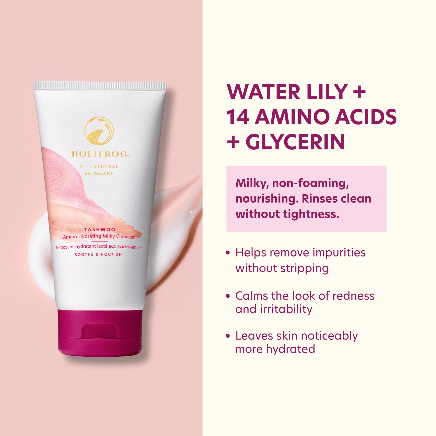 Tashmoo Amino Hydrating Milky Cleanser Retail IDF 