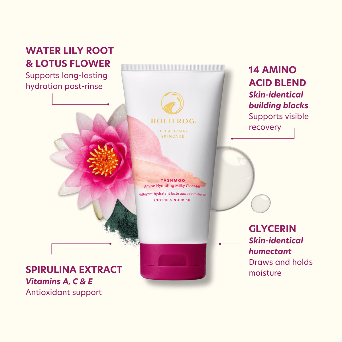 Tashmoo Amino Hydrating Milky Cleanser Retail IDF 